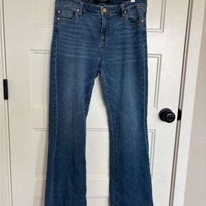 Liverpool Women's Jeans Blue Denim, Lucy Bootcut, Mid-Rise, Stretch, Size 10/30